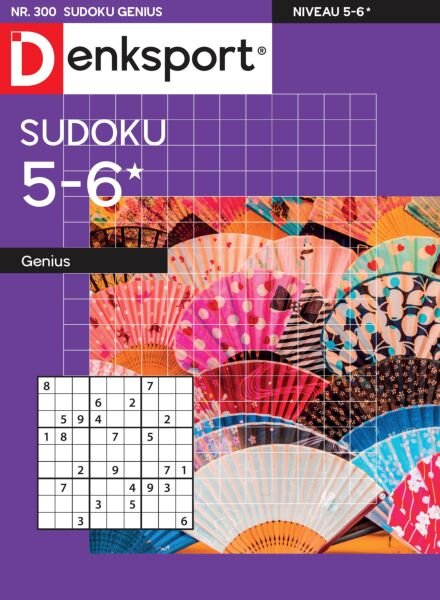 Denksport Sudoku 5-6 genius – 4 September 2025 Cover