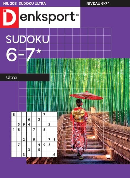 Denksport Sudoku 6-7 ultra – 4 September 2025 Cover