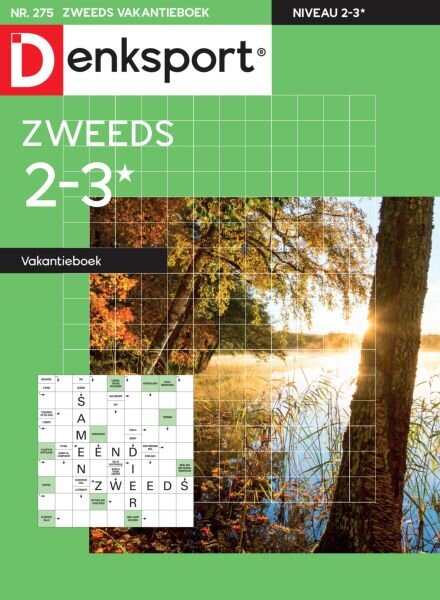 Denksport Zweeds 2-3 vakantieboek – 25 September 2025 Cover