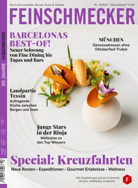 Der Feinschmecker – Oktober 2025 Cover