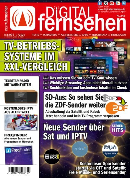 Digital Fernsehen – Ausgabe 7 2025 Cover