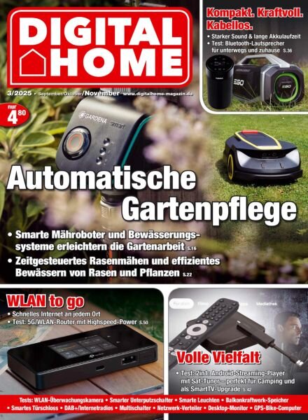 Digital Home – September-Oktober-November 2025 Cover