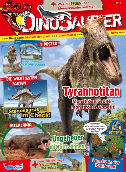 Dinosaurier – August 2025 Cover