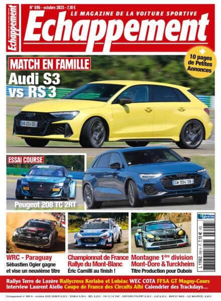 Echappement – Octobre 2025 Cover