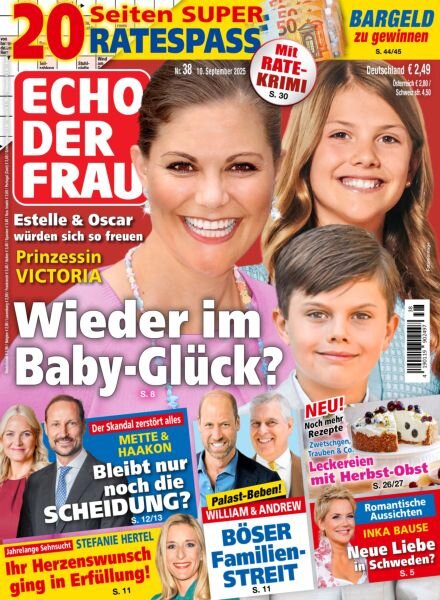 Echo der Frau – 10 September 2025 Cover