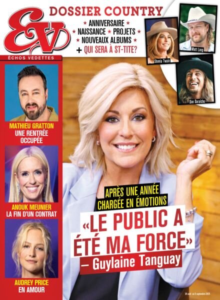 echos Vedettes – 30 Aout 2025 Cover
