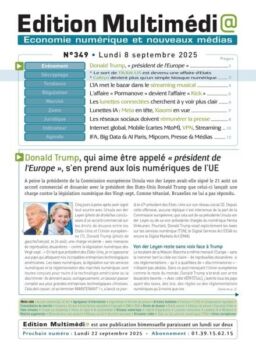Edition Multimedia – 8 Septembre 2025