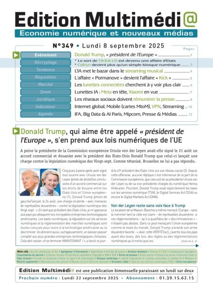 Edition Multimedia – 8 Septembre 2025 Cover