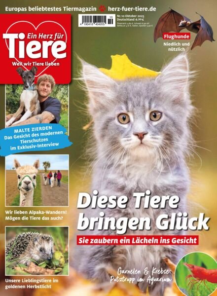 Ein Herz fur Tiere – Oktober 2025 Cover