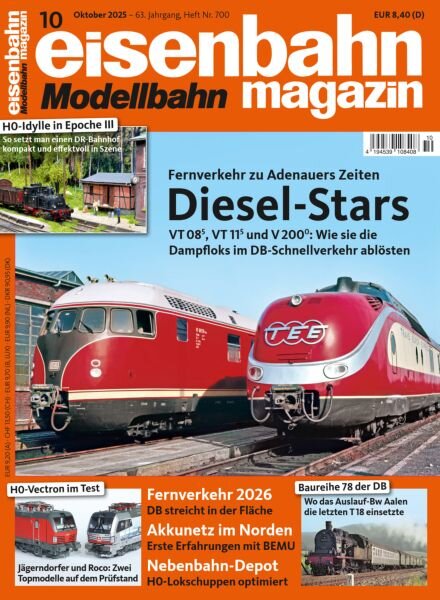 Eisenbahn Magazin – Oktober 2025 Cover