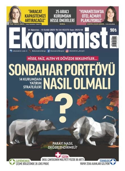 Ekonomist Turkiye – 31 Agustos 2025 Cover