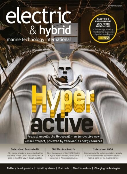 Electric & Hybrid Marine Technology International – September 2025 Cover