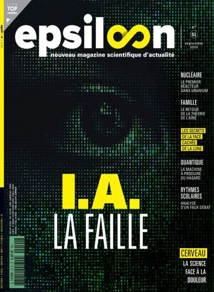 Epsiloon – Septembre 2025 Cover