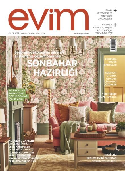Evim – Eylul 2025 Cover