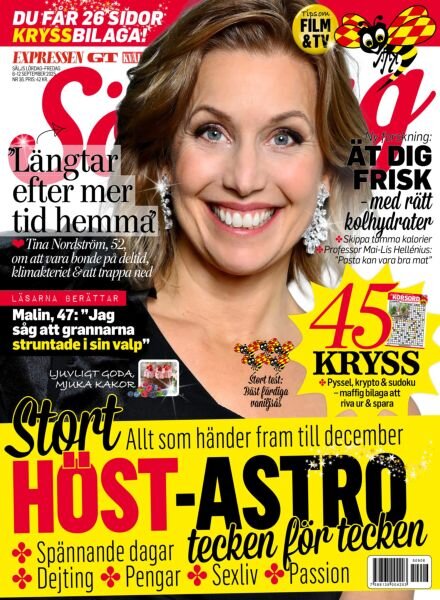 Expressen SOndag – 6 September 2025 Cover