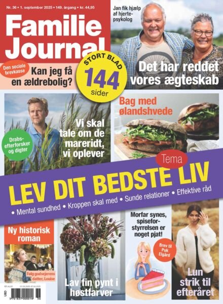 Familie Journal – 1 September 2025 Cover