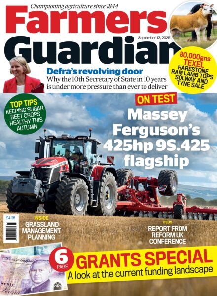 Farmers Guardian – 12 September 2025 Cover