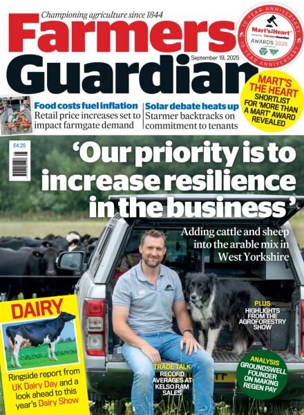 Farmers Guardian – 19 September 2025 Cover