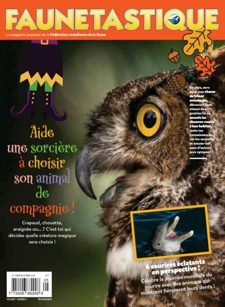 Faunetastique – Octobre-Novembre 2025 Cover