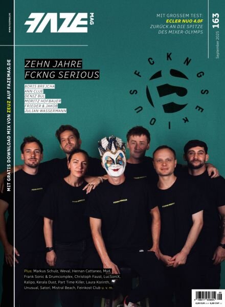 FAZE Magazin – September 2025 Cover