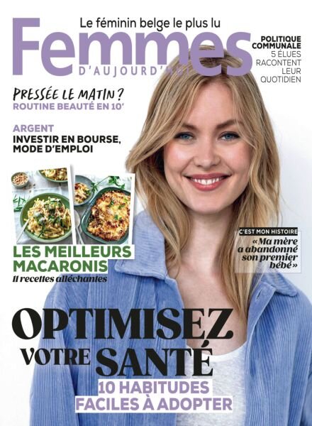 Femmes D’Aujourd’Hui – 11 Septembre 2025 Cover