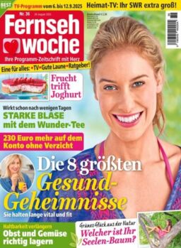 Fernsehwoche – 29 August 2025