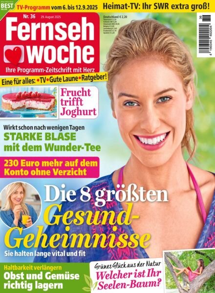 Fernsehwoche – 29 August 2025 Cover