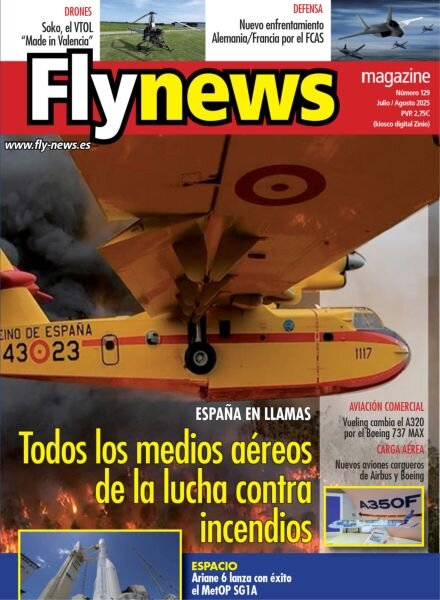 Fly News Magazine – Julio-Agosto 2025 Cover