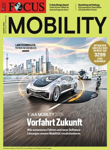 Focus E-Bike Spezial – August 2025 Cover