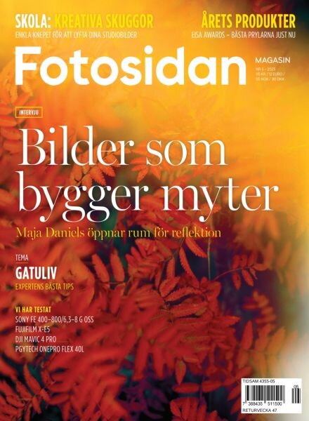 Fotosidan Magasin – September 2025 Cover