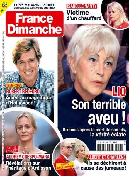 France Dimanche – 19 Septembre 2025 Cover