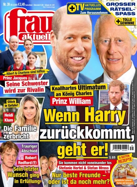 frau aktuell – 20 September 2025 Cover