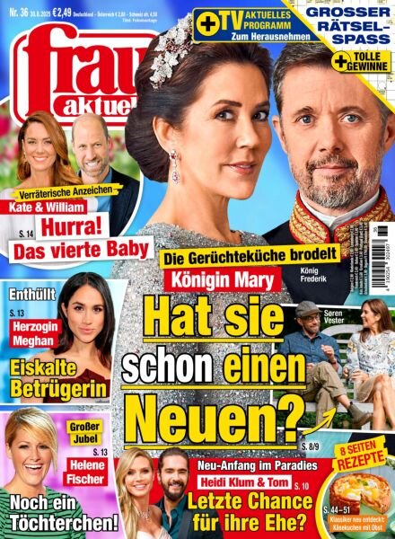 frau aktuell – 30 August 2025 Cover