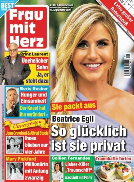 Frau mit Herz – 20 September 2025 Cover