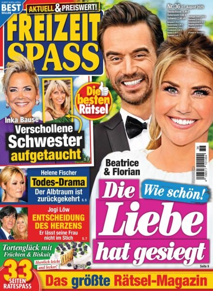 Freizeit Spass – 26 August 2025 Cover