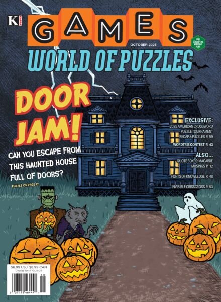 Games World of Puzzles – October 2025 Cover