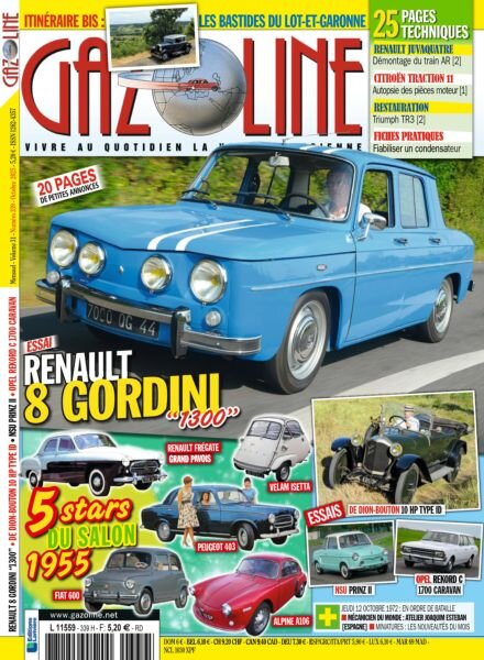 Gazoline – Octobre 2025 Cover