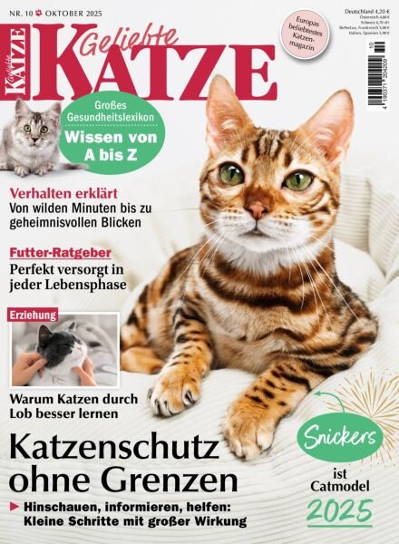 Geliebte Katze – Oktober 2025 Cover