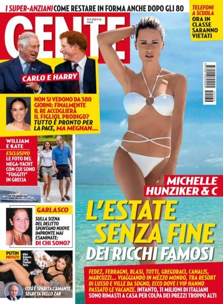 Gente Italia – 13 Settembre 2025 Cover