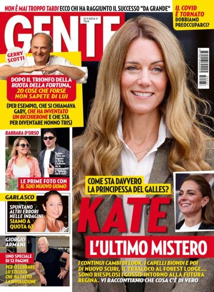 Gente Italia – 20 Settembre 2025 Cover