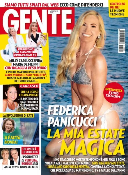 Gente Italia – 6 Settembre 2025 Cover