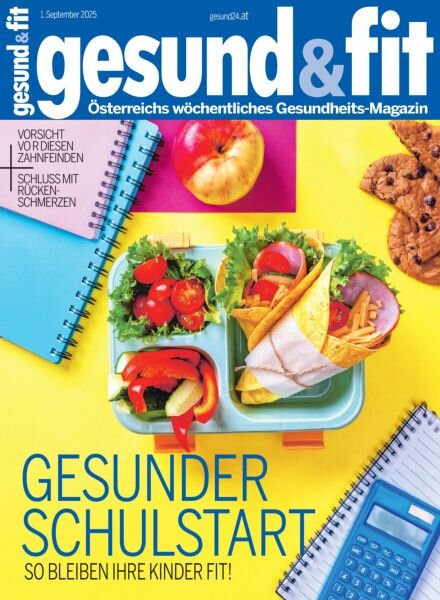 Gesund & Fit – 1 September 2025 Cover