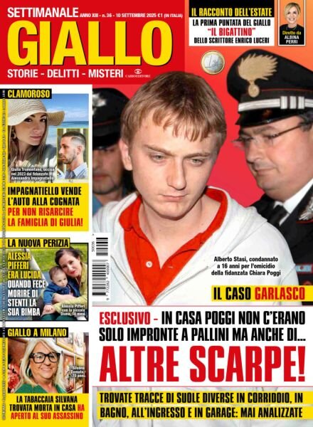 Giallo – 10 Settembre 2025 Cover