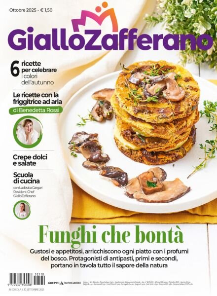 Giallo Zafferano – Ottobre 2025 Cover