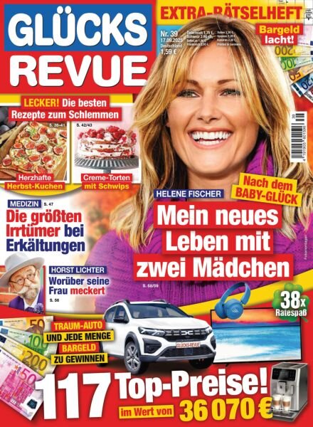 Glucks Revue – 16 September 2025 Cover