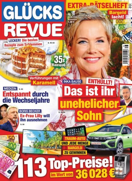 Glucks Revue – 9 September 2025 Cover