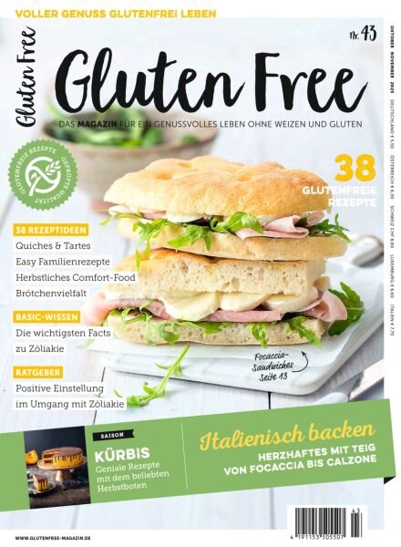 Gluten Free – Oktober-November 2025 Cover