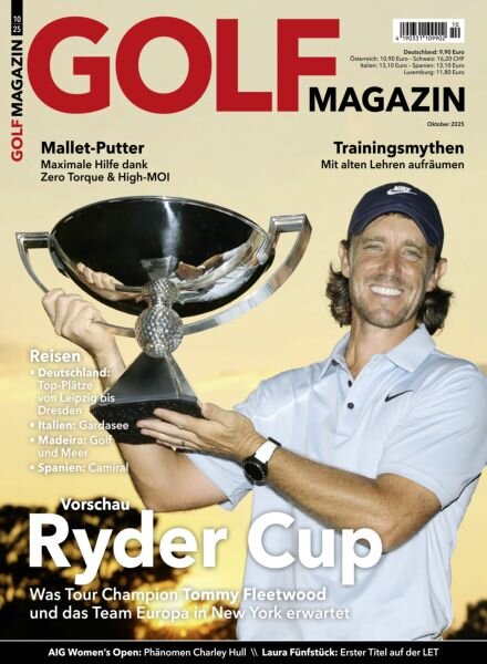 Golf Magazin – Oktober 2025 Cover