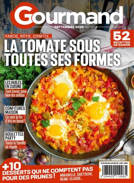 Gourmand – Septembre 2025 Cover