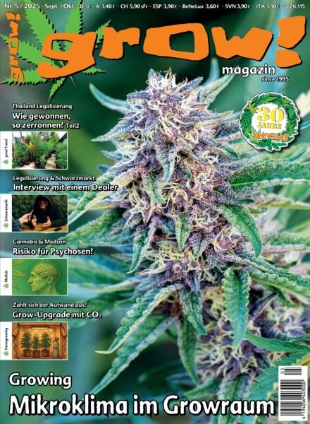 grow! Magazin – August 2025 Cover